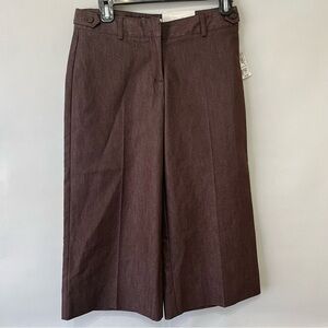 Vintage Harold’s Alex Wide Leg Crop Pants NWT Brown
